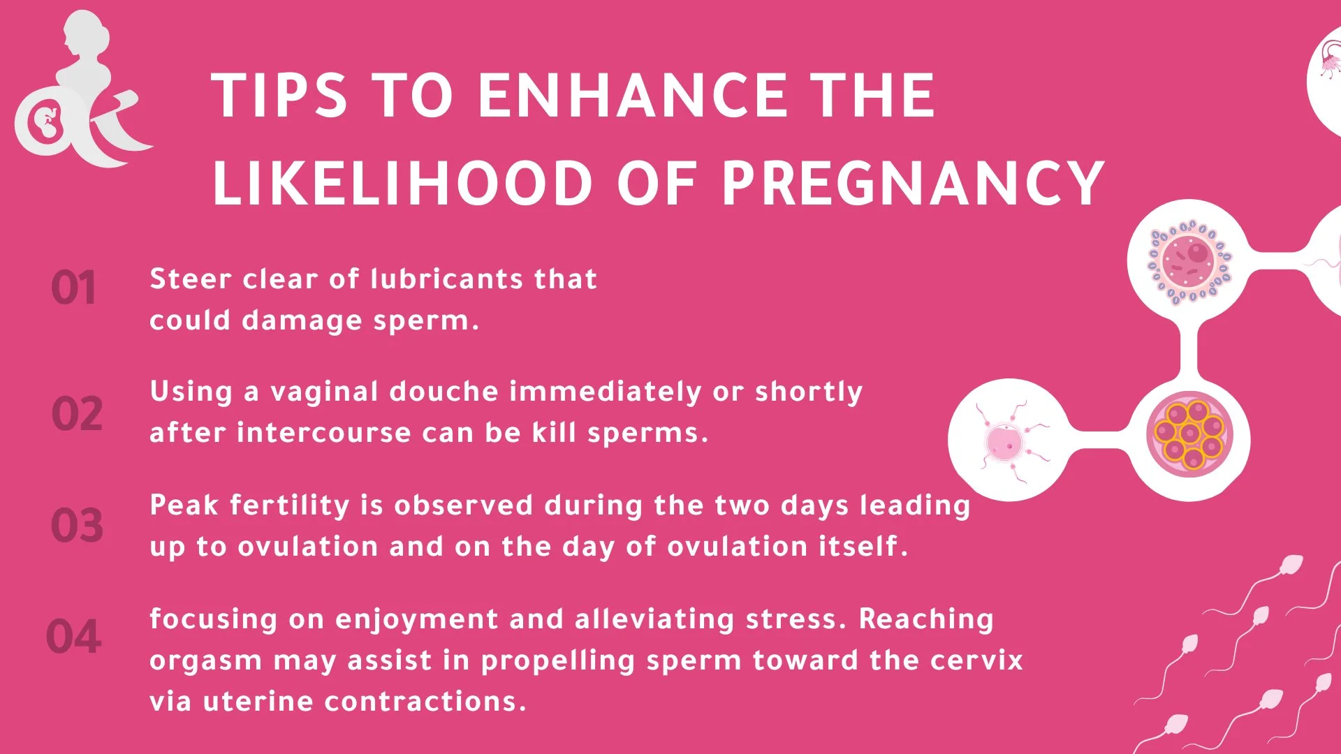 tips to enhance the likelihood of pregnancy